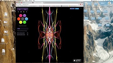 Weave Silk Interactive Generative Art-(Video#144)
