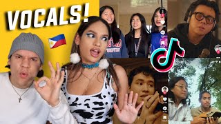 Only in the Philippines... | Latinos react to Viral Filipino Singing TikToks