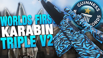 I GOT THE WORLDS FIRST TRIPLE V2 ROCKET WITH THE KARABIN...           COD WW2