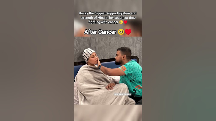 Hina Khan biggest support system and strength Rocky #hinakhan #rocky #cancer #biggboss