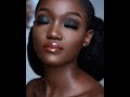 GUN METAL SMOKEY EYES ON RICH MELANIN SKIN