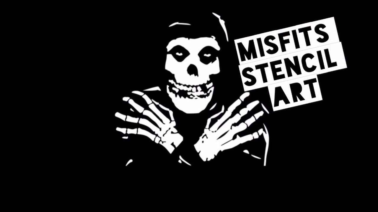 Misfits Stencil Art Youtube