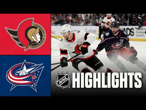 Senators Vs Blue Jackets NHL Highlights January 20 2026 