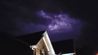 Constant Lightning as Storms form near St.louis 7/19/23