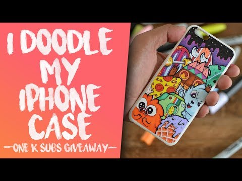 I DOODLE MY iPHONE 6 CASE (+1K SUBS GIVEAWAY)