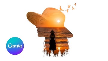 Create Double Exposure Effect in Canva | Easy Photo Manipulation Tutorial