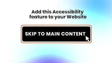 How to add a skip navigation link to your website