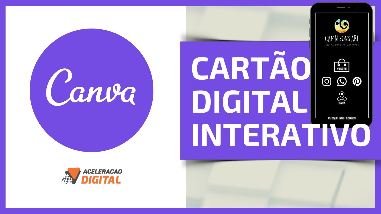 Convite Virtual e Interativo ANIMADO no Canva - Como Fazer e