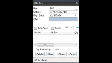 WiSys Warehouse Management (WMS) - Bin-SL