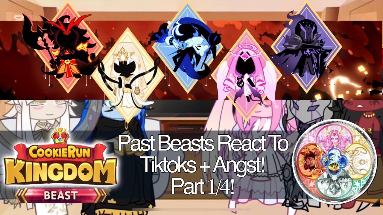 Cookie Run Kingdom Past Beasts React To Tiktoks + Angst! || Parts 1-3! || WATCH IN 2x SPEED!