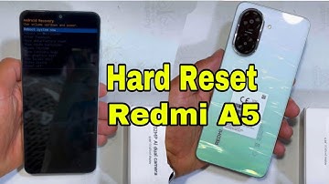 Hard Reset Redmi A5 ✔️
