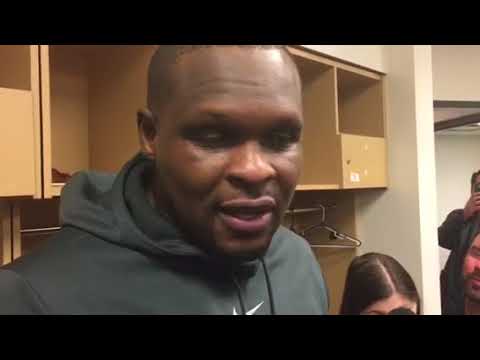 Zach Randolph postgame after returning to Memphis