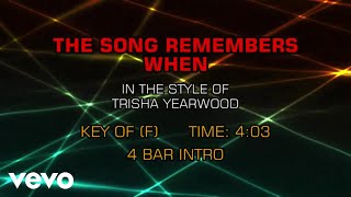 Miniatura de "Trisha Yearwood - The Song Remembers When (Karaoke)"