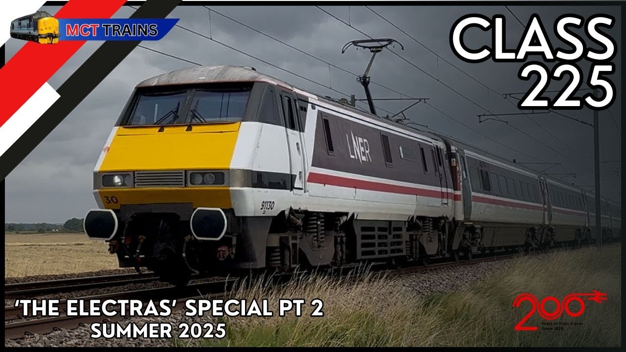 INTERCITY 225 (Class 91) - 'The Electra's' Special Pt 2 - Summer 2025 ...