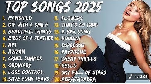 Top Spotify Hits October 2025 – Sabrina Carpenter, Bruno Mars, Billie Eilish