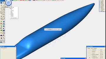 Wing/Fuselage Fairing Control Curves with Cross Sections Tutorial - #8 Fuselage Creation - AeroPack