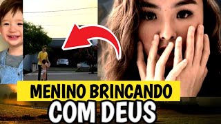 MENINO BRIMCANDO COM DEUS EMOCIONOU O BRASIL