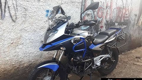 All New Bajaj Pulsar 220 Adventure Tourer |Modified Bajaj Pulsar 220 into BMW Bike