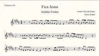 Fica Jesus #jesus #tiktok #violao #louvor #dupla #andreafontes