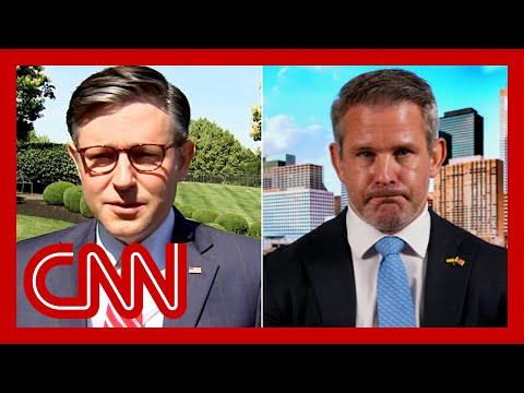 Kinzinger reacts to Mike Johnson bashing Trump verdict