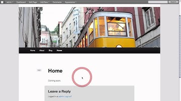WordPress Start-to-Finish:  Part 3 - Adding Pages and Setting Your Home Landing Page