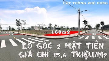 Cát Tường Phú Hưng chốt nhanh lô gốc 2 mặt tiền diện tích lớn giá chưa đến 16Tr | Hải Phú Hưng