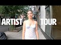 What are artists making in new york art studio vlog tour 2023 nyc