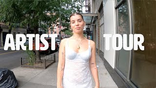 What Are Artists Making in New York? (Art Studio Vlog Tour 2023 NYC)