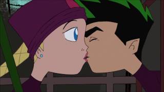 Jake And Roses First Kiss - American Dragon