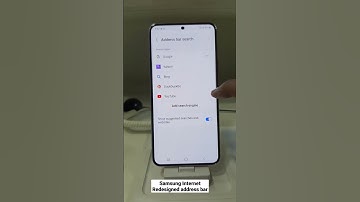 Galaxy Quick Tips - Topic 74 : Samsung Internet : Redesigned address bar