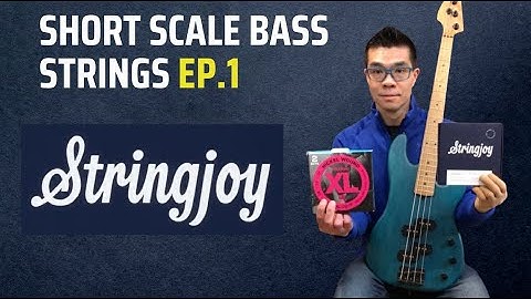 Stringjoy Short Scale Bass Strings Review Ep.1 | Warmoth double reverse P nickel roundwounds