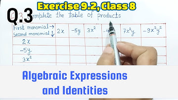Exercise 9.2 Q3 class 8 | Ncert Maths 8 | Ch 9 Algebraic expressions and Identities | Ex 9.2 Q3 cbse