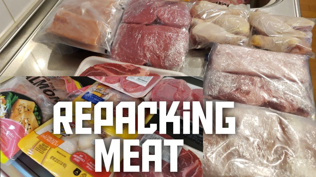 How To Wrap Meat For Freezer - YouTube