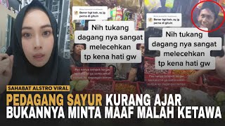 VIRAL VIDEO SEORANG Ibu-ibu Labrak Pedagang Sayur Yang Mulutnya Kurang Ajar.