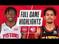 PISTONS at HAWKS | FULL GAME HIGHLIGHTS | January 20, 2021