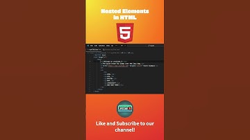 HTML Lessons - Nested Elements in HTML (2)