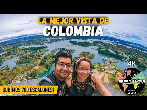 GUATAPÉ Y PIEDRA DEL PEÑOL, PRECIO Y CÓMO LLEGAR | COLOMBIA | 4K |