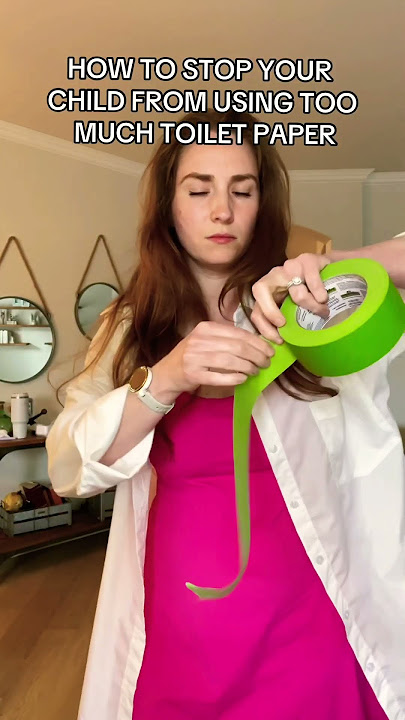 Hack for when child keeps clogging up the toilet 🤣 #mom #momhack #parenthack #pottytraining