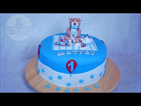 შოკოლადის ტორტი ფონდანტით - Chocolate cake w/ fondant
