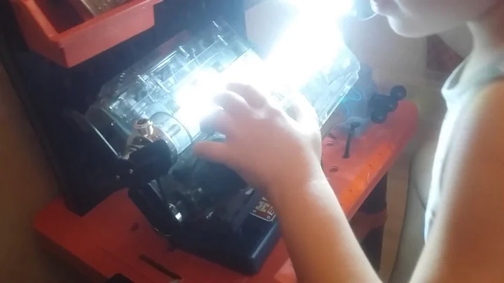 Build your own V8 engine by Haynes, gift for my son final part, checking the engine 😁