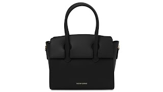 Tuscany Leather Brigid Leather Handbag Black