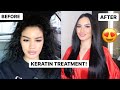 I GOT KERATIN😱AMAZING HAIR TRANSFORMATION! CURLY TO STRAIGHT HAIR! MY EXPERIENCE/STEP BY STEP