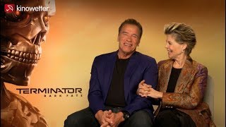 Interview Arnold Schwarzenegger & Linda Hamilton TERMINATOR: DARK FATE