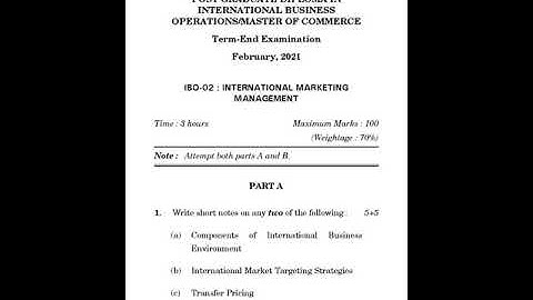 IBO - 2  DECEMBER 2020 QUESTION PAPER