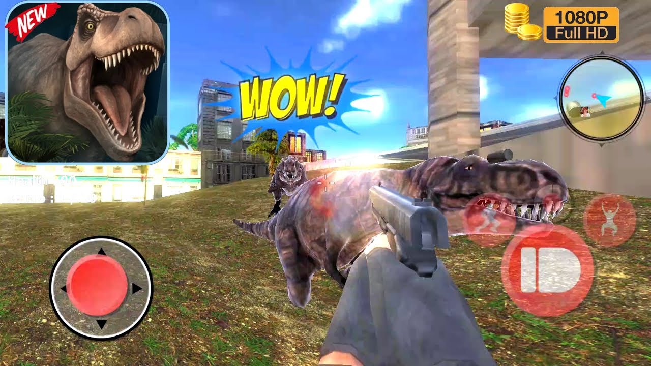 Best Dinosaur Games: Dino Hunt 2018 Android Gameplay Full HD by Game Valley Studios