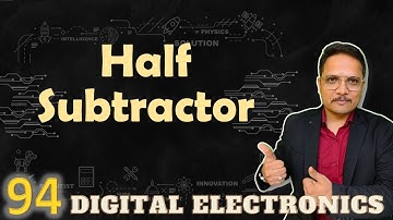 Half Subtractor Explained: Working, Truth Table, Circuit, and Design