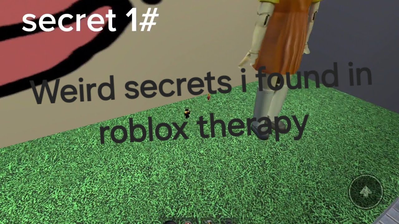 ROBLOX THERAPY WEIRD SECRETS YouTube 