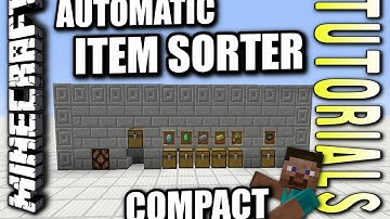 Minecraft Bedrock - EASY ITEM SORTER 🗃️ ( Automatic )[ Tutorial ] MCPE / Xbox / Switch / Windows 10