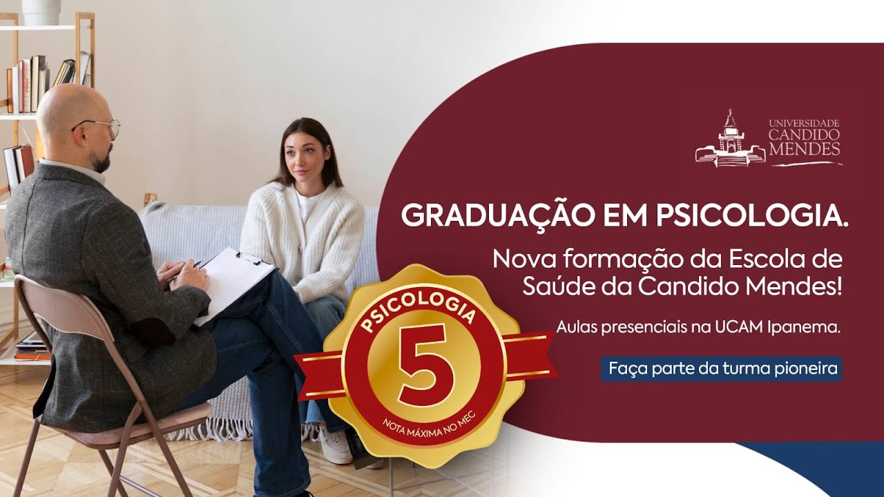 GRADUAÇÃO EM PSICOLOGIA: NOVO CURSO PRESENCIAL DA UCAM! - YouTube