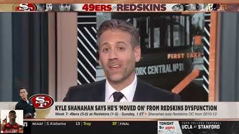 Stephen A. Smith Predicts 49ers coach Kyle Shanahan gets dig in on Redskins dysfunction | First Take